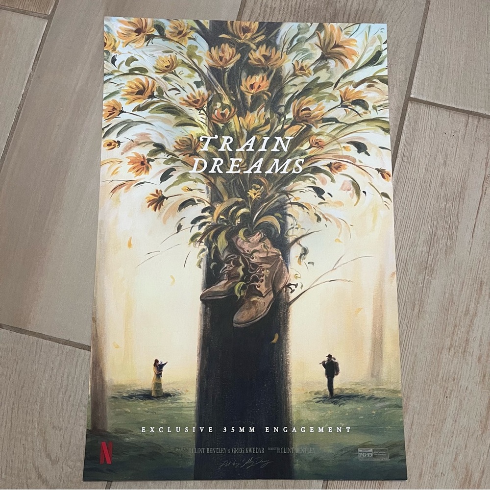 Netflix Train Dreams Movie Poster 11x17 Promo FYC Screening 2025 Academy Award